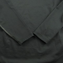 Under Armour Shirt Mens Large Black Fitted Mock Cold Gear Fleece Long Sleeve