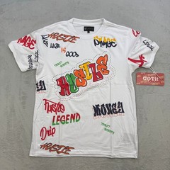 Waimea Graphic T Shirt Mens Medium White Hustle Savage Money Drip Streetwear New