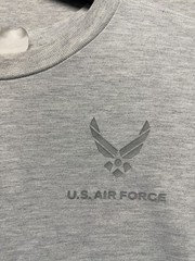 U.S. Air Force T Shirt Mens Medium Heather Gray Logo Short Sleeve Casual