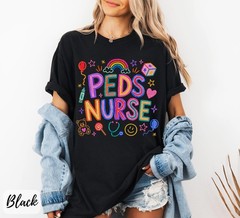 Peds Nurse Shirt Pediatric Nurse Medical Healthcare RN Unisex Graphic Tee