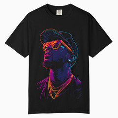 Neon Urban Hip Hop Streetwear Tee, Comfort Colors T Shirt, Unisex Streetwear Tee