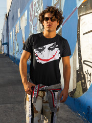 NEW SKATER Tshirt Joker Naughty Evil Clown Gothic All Sizes S M L XL 2XL 3XL 4XL