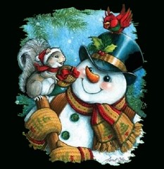 Snowman Shirt, Frosty, Winter Scene, Christmas Blouse, Holiday Clothing, Sm – 5X