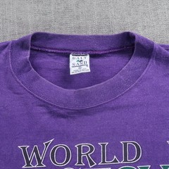 VTG Galt Sand Shirt Mens Extra Large Purple World Preserve Polar Bear Oversized
