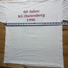 Vintage 1996 KG Dattenberg 60 Jahre German Carnival Monkey Graphic T-Shirt Large