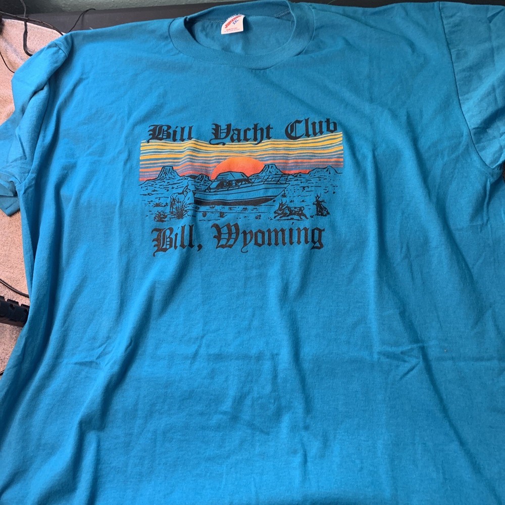 Bill Wyoming Jerzees 2xxl T-shirt Made In The USA