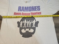 Rare Vintage Ramones Hands Across Your Face T-shirt