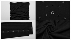PUNK RAVE Men Punk Rock Gothic Steampunk Tops long-sleeved shirt High Collar