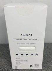 ALFANI Men’s XXL 4-Pack Slim-Fit Solid Cotton Undershirts 4 Total Shirts NWT