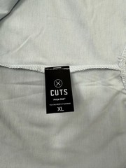 Cuts Clothing Short Sleeve V Neck Curve-Hem T-Shirt Mens XL Glacer Pyca Pro