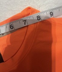 Wrangler Workwear~Men Long Sleeve Pocket T-Shirt~Small 34”-36”~Bright Orange~NWT