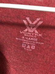 VORTEX Master Builder Burgundy XL T Shirt