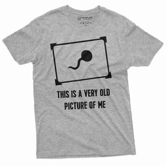 Men’s Funny This is a very old picture of me offensive funny tee shirt Birthday