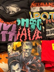 HUGE Horror T Shirt / Hoodie & More Lot Fright Rags Cavity Colors Terror Threads
