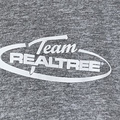 Team Realtree Long Sleeve T Shirt Adult Large Gray Logo Outdoor Sports Fishing