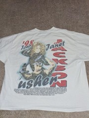 Janet Jackson Tour Shirt Vintage Usher Rare XL 1998 See Measurements