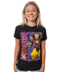 Wolverine Panel X-Men Marvel Comics Adult T-Shirt