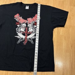 Men’s Y2k Trigger Happy Gun Graphic Grunge Design Black Shirt Men’s XL