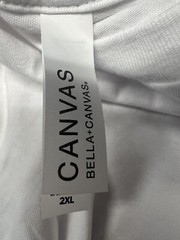 Bella + Canvas 3001CVC Unisex T Shirt Retail Fit Heather Stylish Tee CVC WHITE