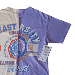 Trust The Universe Mens T Shirt Size M Varsity University Purple Split Tee