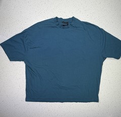 ASOS DESIGN Sunrise Records Studio Graphic Blue T-Shirt Crew Neck Size XL