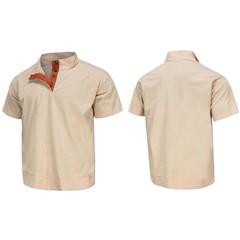 US Mens Tops Weekend Shirt Cordless T-shirt Relaxed Casual Excursions Corduroy