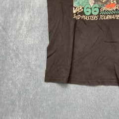 Vans Off The Wall T-Shirt Men Small Black Cotton Dark Wash Graphic Everyday Wear
