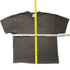 Vintage Firefighter Memorial HEROES T-Shirt Brown 2XL Gildan USA Tribute Tee Y2K