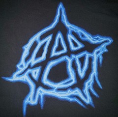 Revenge Storm Lightning Anarchy Metal LARGE Shirt Punk Metal Hip Hop