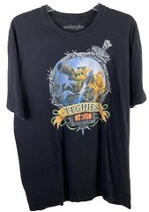 mighty fine tee shirt short sleeve black TECHIES KABOOM!! size XL