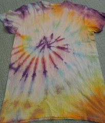 Lot of 5 Men’s Small Tie Dye T Shirts Varied Style, Brand, Pattern