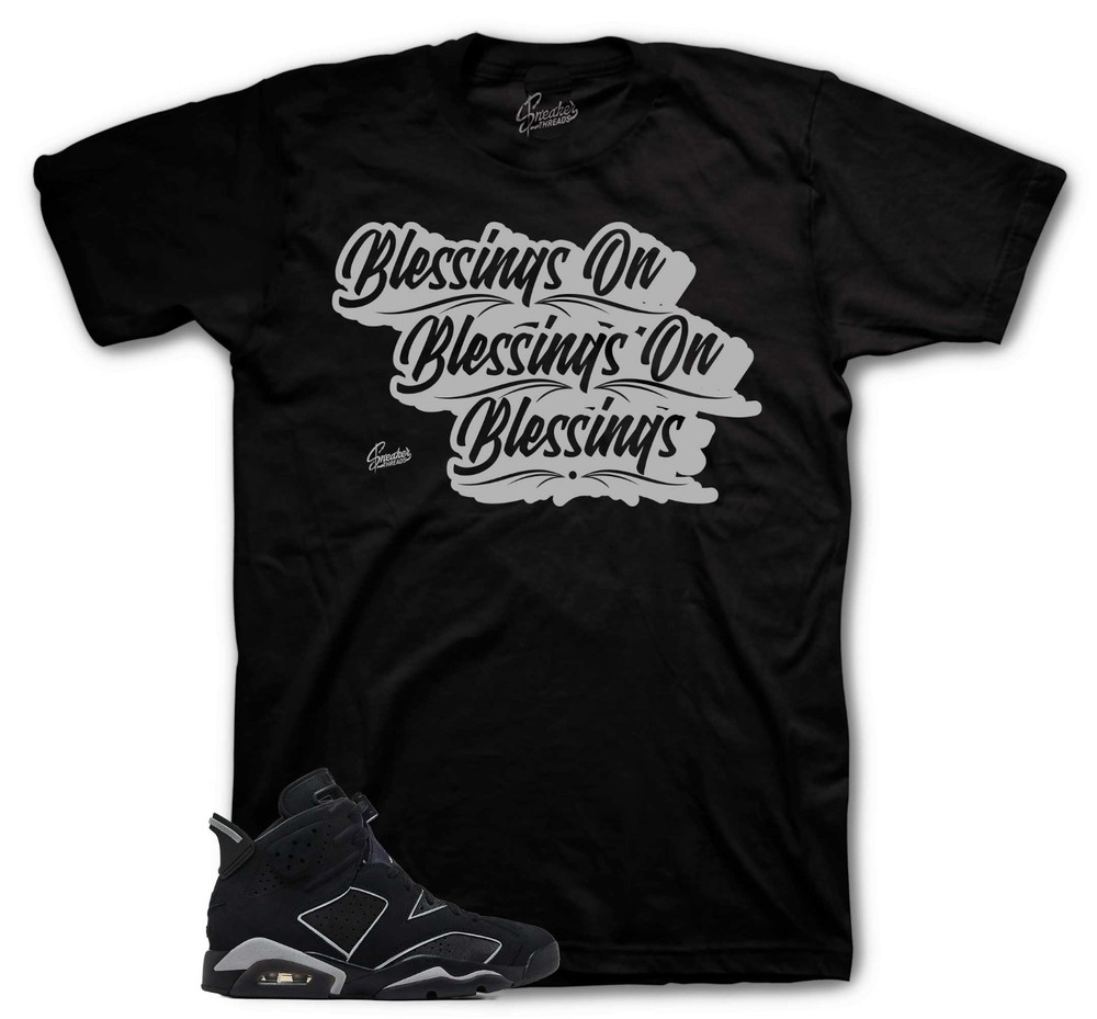 T-Shirt To Match Jordan 6 Cap & Gown Sneakers – Blessings Sneaker Tees
