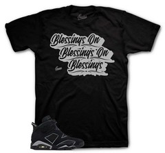 T-Shirt To Match Jordan 6 Cap & Gown Sneakers – Blessings Sneaker Tees