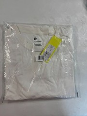 All in Motion Men’s Relaxed Fit Soft Stretch T Shirt White Size S NWT