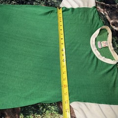 Vintage 50s General Athletic Products Mens Medium Blank Green T-Shirt USA