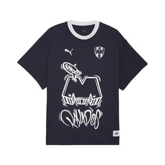 PUMA Hoops X Monterey T-Shirt Mens Blue Casual Tops 63170901