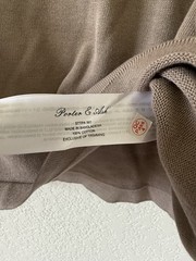 Porter & Ash Luxury Essential Men’s Size M Taupe Viscose Blend Casual T-Shirt