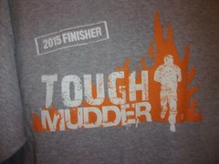TOUGH MUDDER 2015 Finisher gray XL t shirt