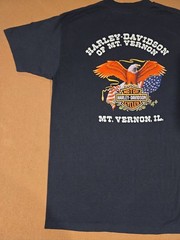 VTG 3D Emblem 1991 Harley Davidson I OWN A HARLEY NOT JUST A T-SHIRT Mt. Vernon