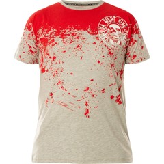 YAKUZA T-Shirt Splash All Over TSB-23043 Red/Grey Tees