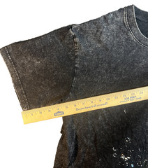 Gallery Dept Men’s M Black Paint-Splattered Shirt “Dépt De La Galerie” French