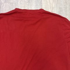 Polo Ralph Lauren BIG Spellout T Shirt XL Red Black Classic Long Sleeve SEE