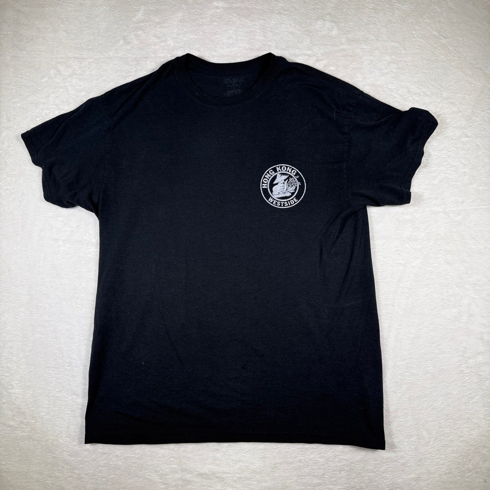 Hong Kong Restaurant Westside T Shirt Black Gildan Mens Size L