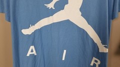 JORDAN JUMPMAN OUTFIT SHIRT + SHORTS UNC BLUE NAVY BLUE Y2K RARE (SIZE 4XL)