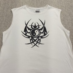Vintage Sols Jazzy Surf Skate Grunge Shirt Tank Top 90s Yin Yang Large Native