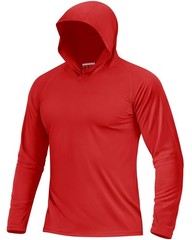 Men’s UPF 50+ Lightweight Long Sleeve Hoodie Fishing Shirts