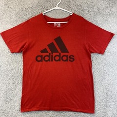 Adidas Logo Graphic Go-To Tee Men’s T-shirt Red L Large / 45-20