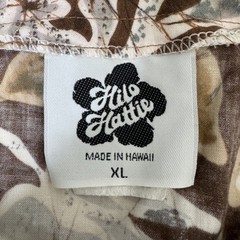 Hilo Hattie Shirt Mens XL Hawaiian Floral Print Made in Hawaii Casual Aloha Top