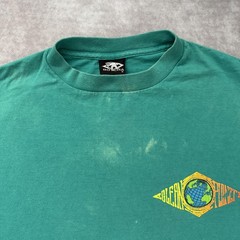 Vintage 90s Gotcha Shirt Mens XL Green Clean Planet Graphic Surf Skate