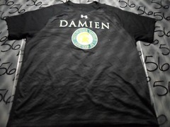 Large Damien High School 100% Poly Light weight Black Shirt